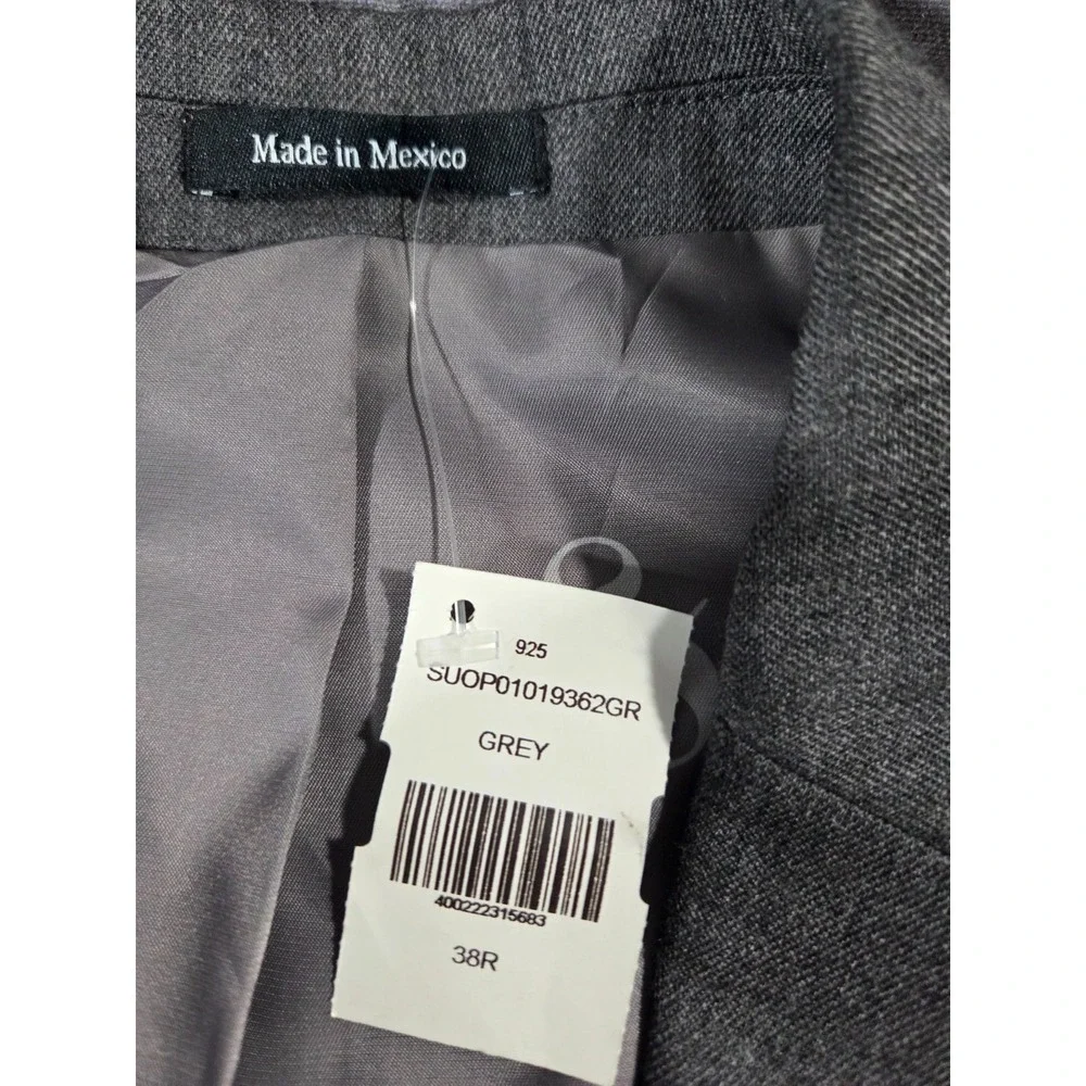 Scotch & Soda Amsterdam Mens 38R Gray 100% Wool Blazer Suit Jacket NWT